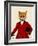 Fox Hunter 2 Portrait-Fab Funky-Framed Art Print