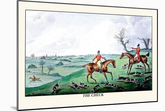 Fox Hunters and Hounds in an Open Field-Henry Thomas Alken-Mounted Art Print