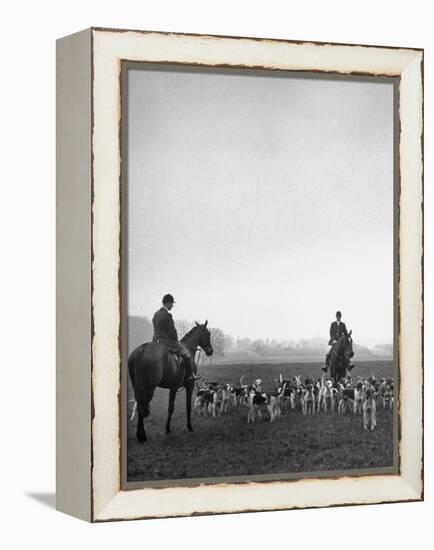 Fox Hunting, England-Mark Kauffman-Framed Premier Image Canvas