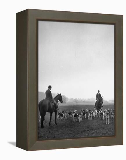Fox Hunting, England-Mark Kauffman-Framed Premier Image Canvas