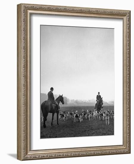 Fox Hunting, England-Mark Kauffman-Framed Photographic Print