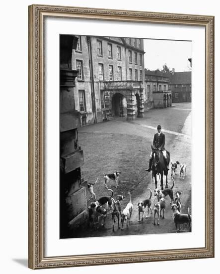 Fox Hunting, England-Mark Kauffman-Framed Photographic Print