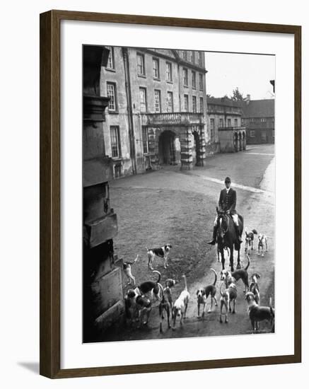 Fox Hunting, England-Mark Kauffman-Framed Photographic Print