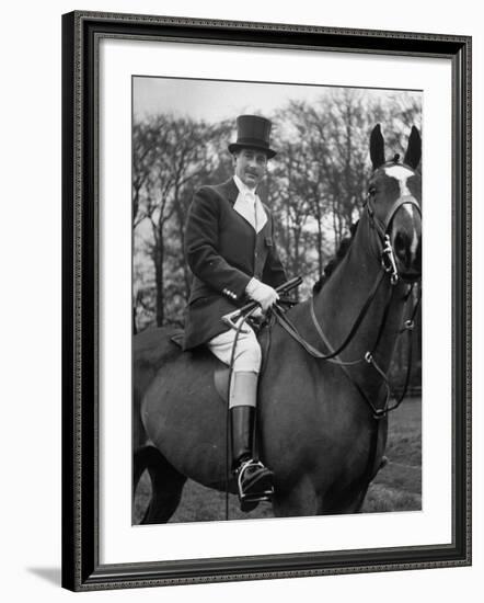 Fox Hunting, England-null-Framed Photographic Print