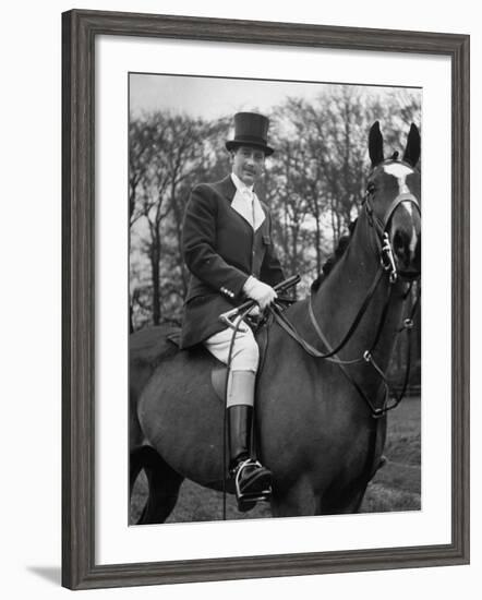 Fox Hunting, England-null-Framed Photographic Print