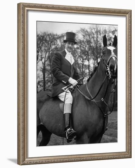 Fox Hunting, England-null-Framed Photographic Print