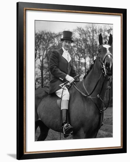 Fox Hunting, England-null-Framed Photographic Print