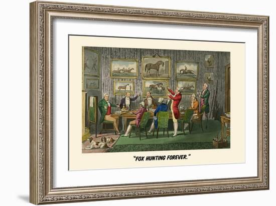 Fox Hunting Forever-Henry Thomas Alken-Framed Art Print