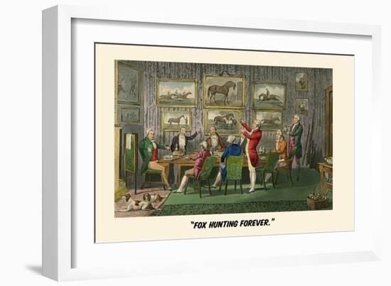 Fox Hunting Forever-Henry Thomas Alken-Framed Art Print