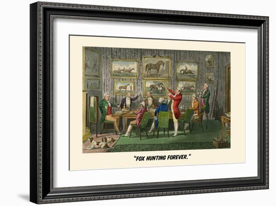 Fox Hunting Forever-Henry Thomas Alken-Framed Art Print