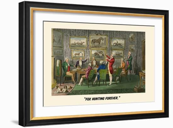 Fox Hunting Forever-Henry Thomas Alken-Framed Art Print