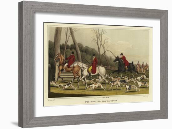 Fox Hunting Going into Cover-Henry Thomas Alken-Framed Giclee Print