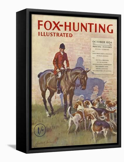 Fox-Hunting Illustrated, Fox Hunting Cruel Sports Magazine, UK, 1934-null-Framed Premier Image Canvas