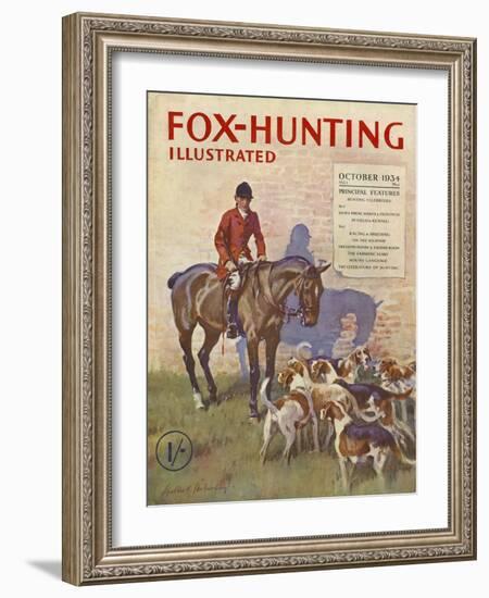 Fox-Hunting Illustrated, Fox Hunting Cruel Sports Magazine, UK, 1934-null-Framed Giclee Print