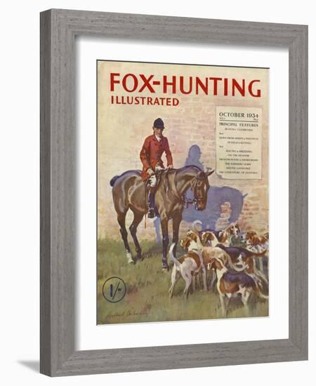 Fox-Hunting Illustrated, Fox Hunting Cruel Sports Magazine, UK, 1934-null-Framed Giclee Print