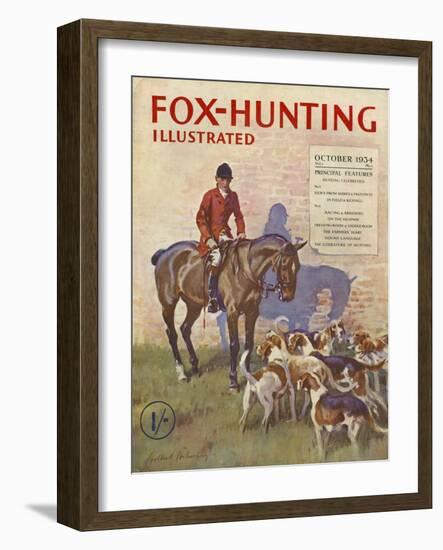 Fox-Hunting Illustrated, Fox Hunting Cruel Sports Magazine, UK, 1934-null-Framed Giclee Print