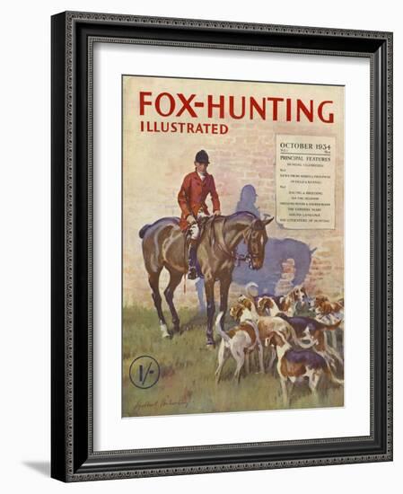 Fox-Hunting Illustrated, Fox Hunting Cruel Sports Magazine, UK, 1934-null-Framed Giclee Print