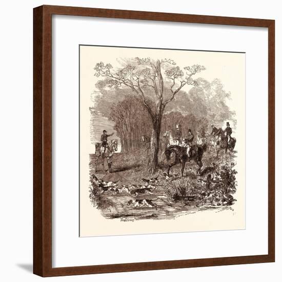 Fox Hunting in November-null-Framed Giclee Print