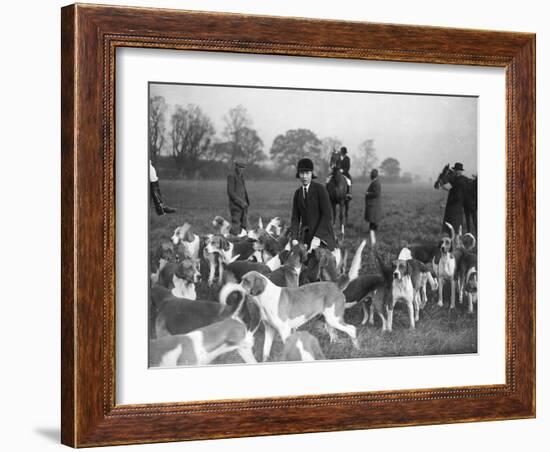 Fox Hunting Meet 1930S-null-Framed Photographic Print