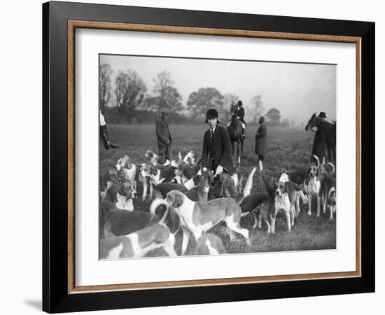 Fox Hunting Meet 1930S-null-Framed Photographic Print