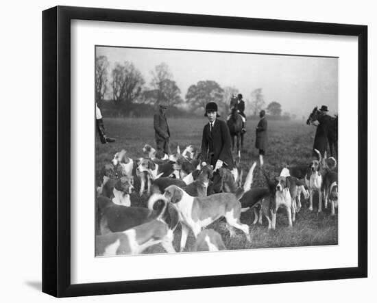 Fox Hunting Meet 1930S-null-Framed Photographic Print