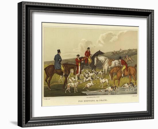 Fox Hunting, the Death-Henry Thomas Alken-Framed Giclee Print