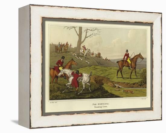 Fox Hunting-Henry Thomas Alken-Framed Premier Image Canvas