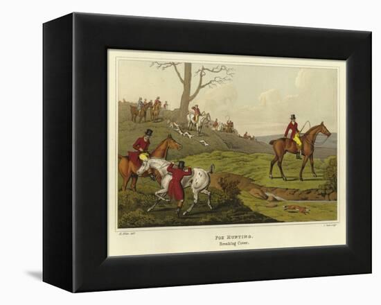 Fox Hunting-Henry Thomas Alken-Framed Premier Image Canvas