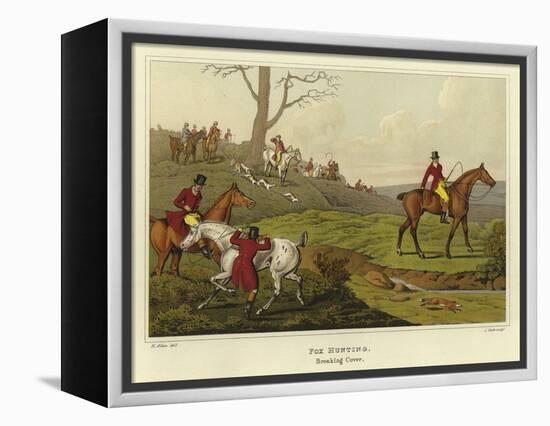 Fox Hunting-Henry Thomas Alken-Framed Premier Image Canvas