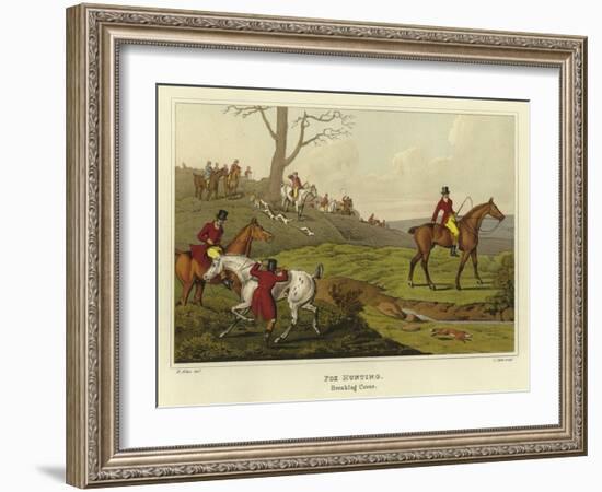 Fox Hunting-Henry Thomas Alken-Framed Giclee Print