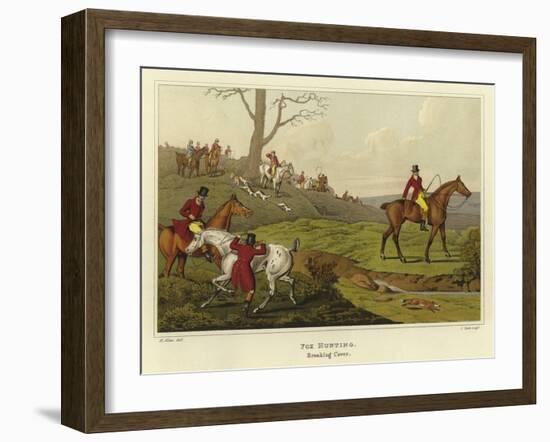 Fox Hunting-Henry Thomas Alken-Framed Giclee Print