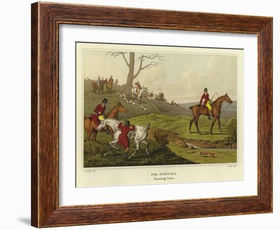 Fox Hunting-Henry Thomas Alken-Framed Giclee Print