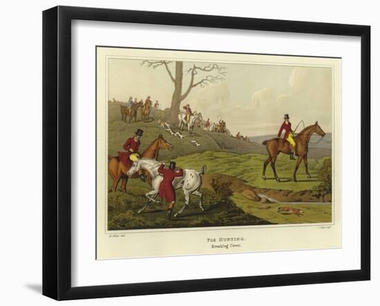 Fox Hunting-Henry Thomas Alken-Framed Giclee Print