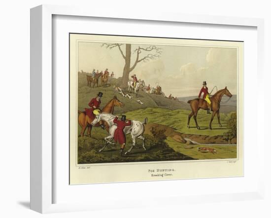 Fox Hunting-Henry Thomas Alken-Framed Giclee Print