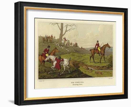 Fox Hunting-Henry Thomas Alken-Framed Giclee Print