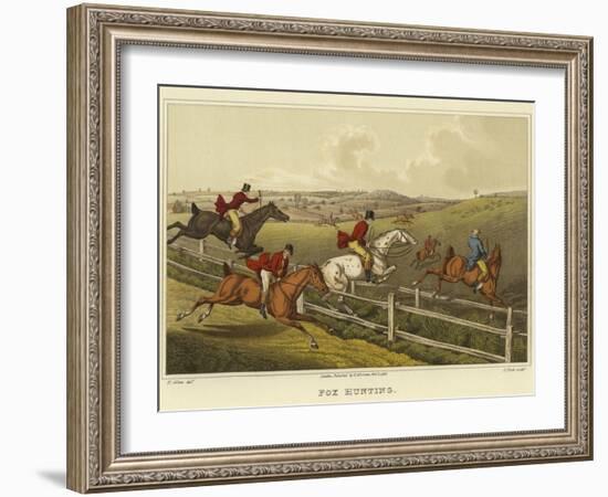 Fox Hunting-Henry Thomas Alken-Framed Giclee Print