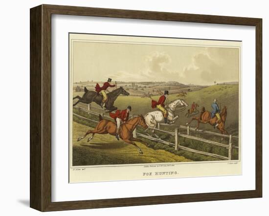 Fox Hunting-Henry Thomas Alken-Framed Giclee Print