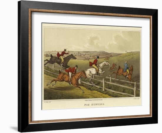 Fox Hunting-Henry Thomas Alken-Framed Giclee Print