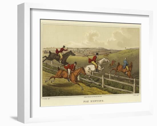 Fox Hunting-Henry Thomas Alken-Framed Giclee Print