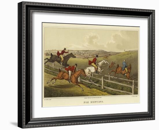 Fox Hunting-Henry Thomas Alken-Framed Giclee Print