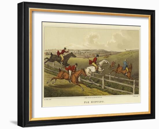 Fox Hunting-Henry Thomas Alken-Framed Giclee Print