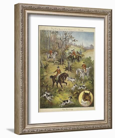 Fox Hunting-null-Framed Giclee Print