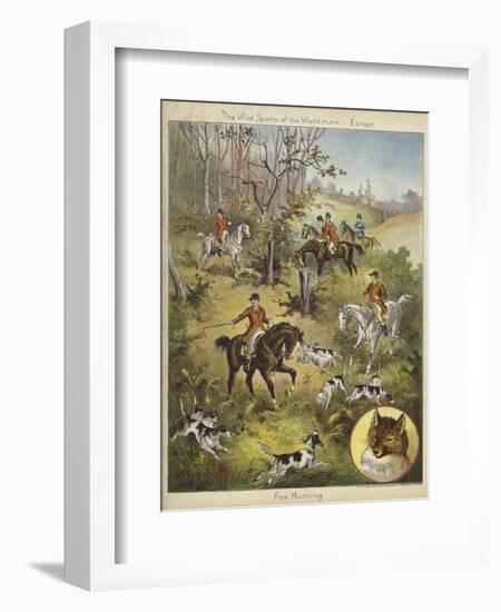 Fox Hunting-null-Framed Giclee Print