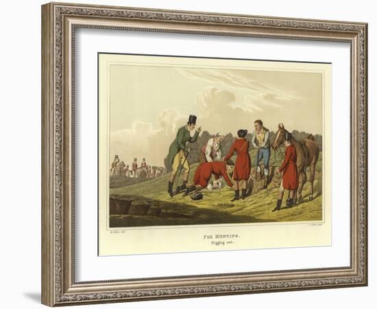 Fox Hunting-Henry Thomas Alken-Framed Giclee Print