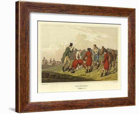 Fox Hunting-Henry Thomas Alken-Framed Giclee Print