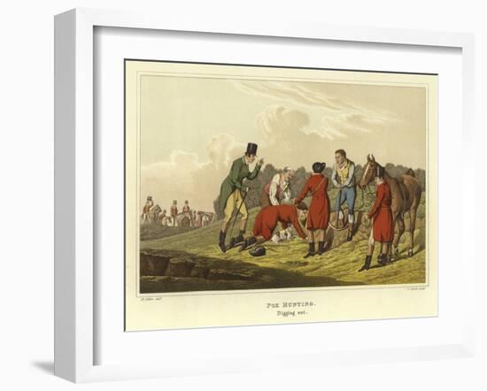 Fox Hunting-Henry Thomas Alken-Framed Giclee Print