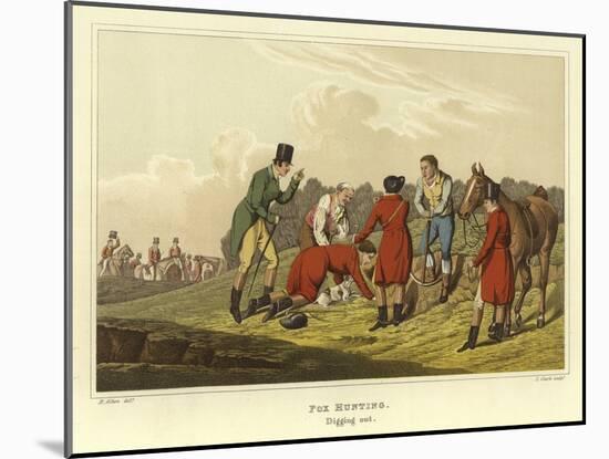 Fox Hunting-Henry Thomas Alken-Mounted Giclee Print