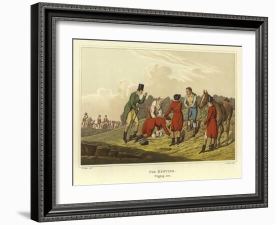 Fox Hunting-Henry Thomas Alken-Framed Giclee Print