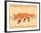 Fox in a Decorative Composition-Artistan-Framed Art Print