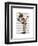 Fox in Boater-Fab Funky-Framed Art Print